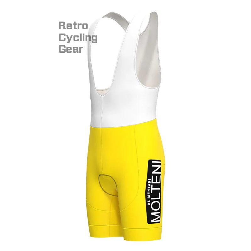 Molteni Yellow Retro Long Sleeve Cycling Kit