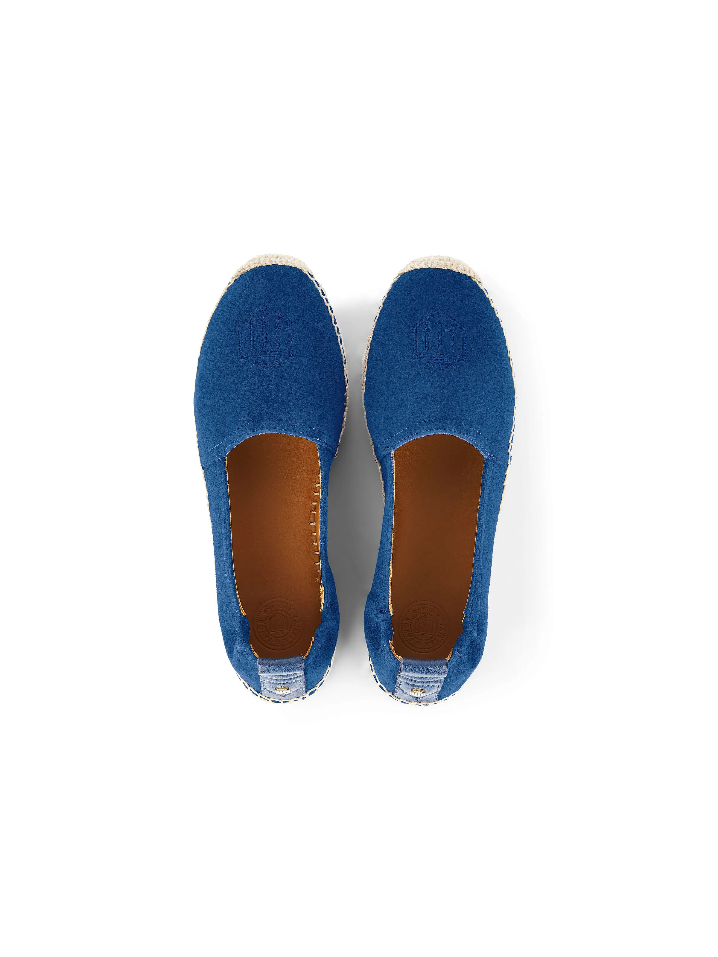 Monaco Flat - Porto Blue Suede