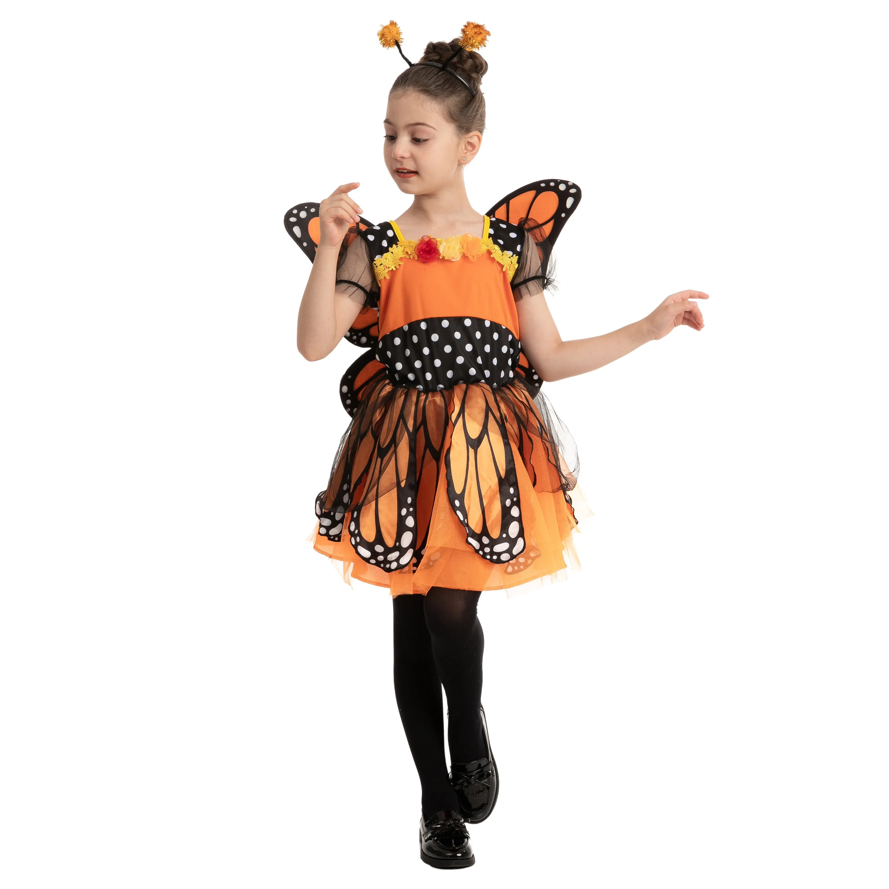 Monarch Butterfly Costume For Role Play Cosplay - Child