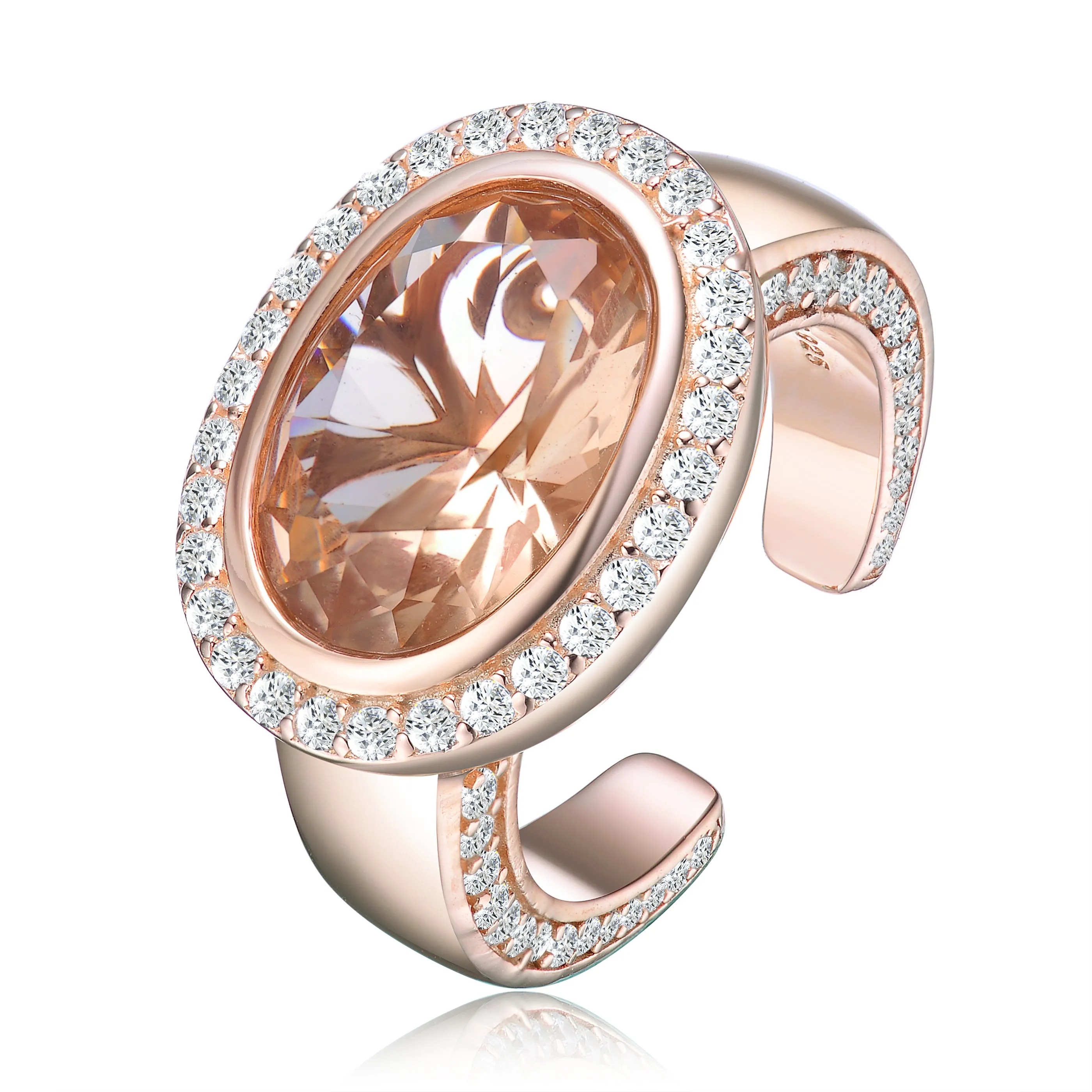 Monfort Morganite Cocktail Ring