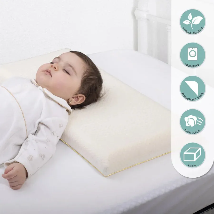 Moon Organic First Baby Pillow (White)