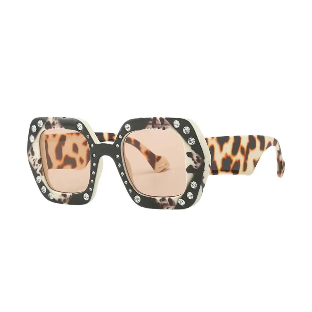 Mosaic Beige Sunglasses