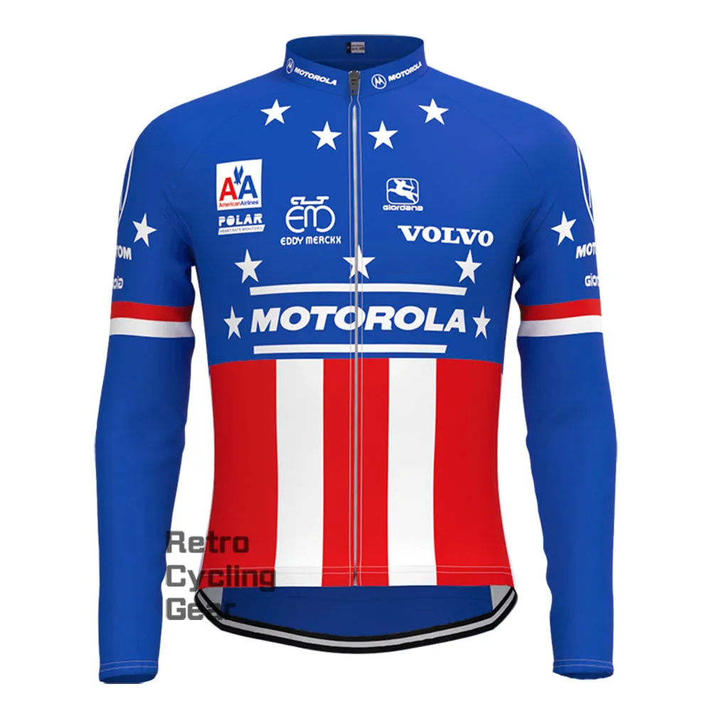 MOTOROLA Retro Long Sleeve Cycling Kits