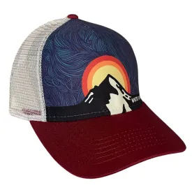 Mountain Sunset Trucker