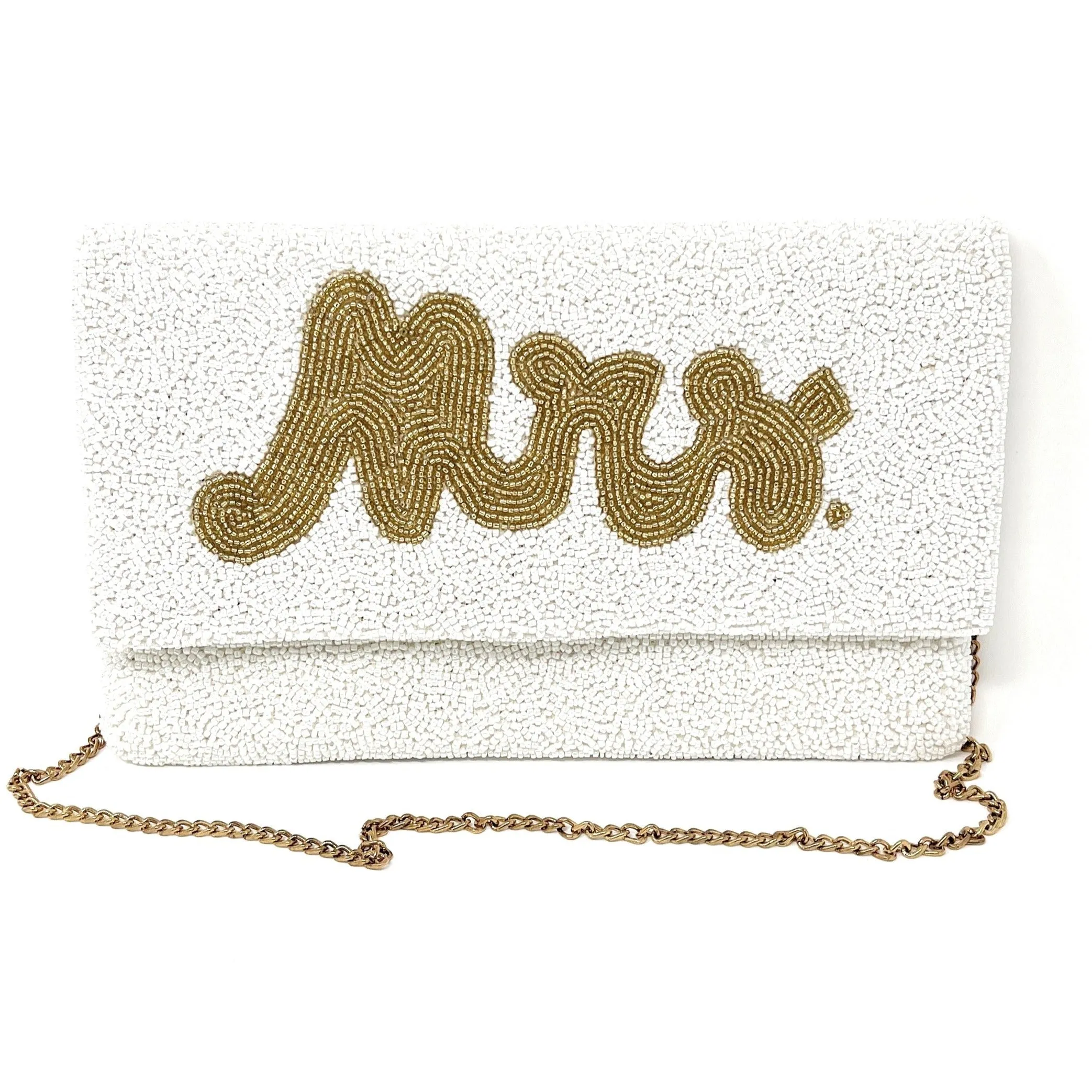 MRS Beaded Clutch Purse