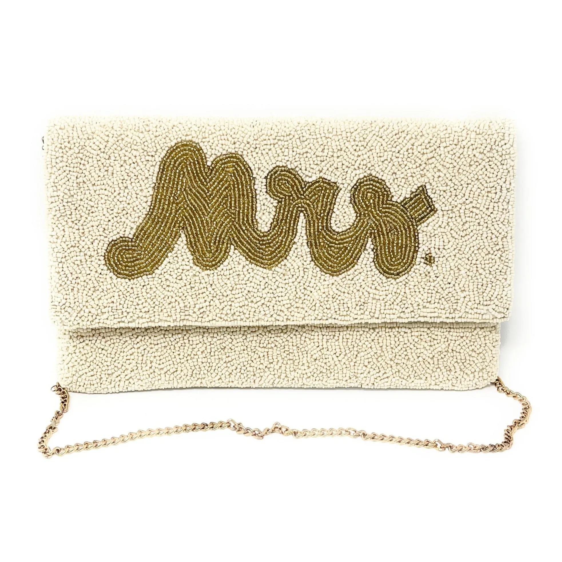 MRS Beaded Clutch Purse