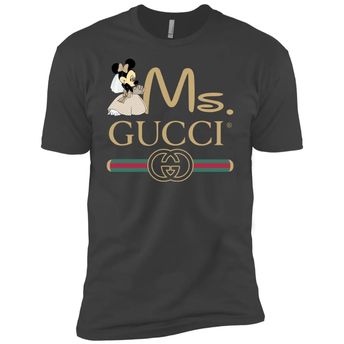 Ms Minnie Gucci Couple Disney Shirt Valentine's Day T-shirt Men Short Sleeve T-Shirt