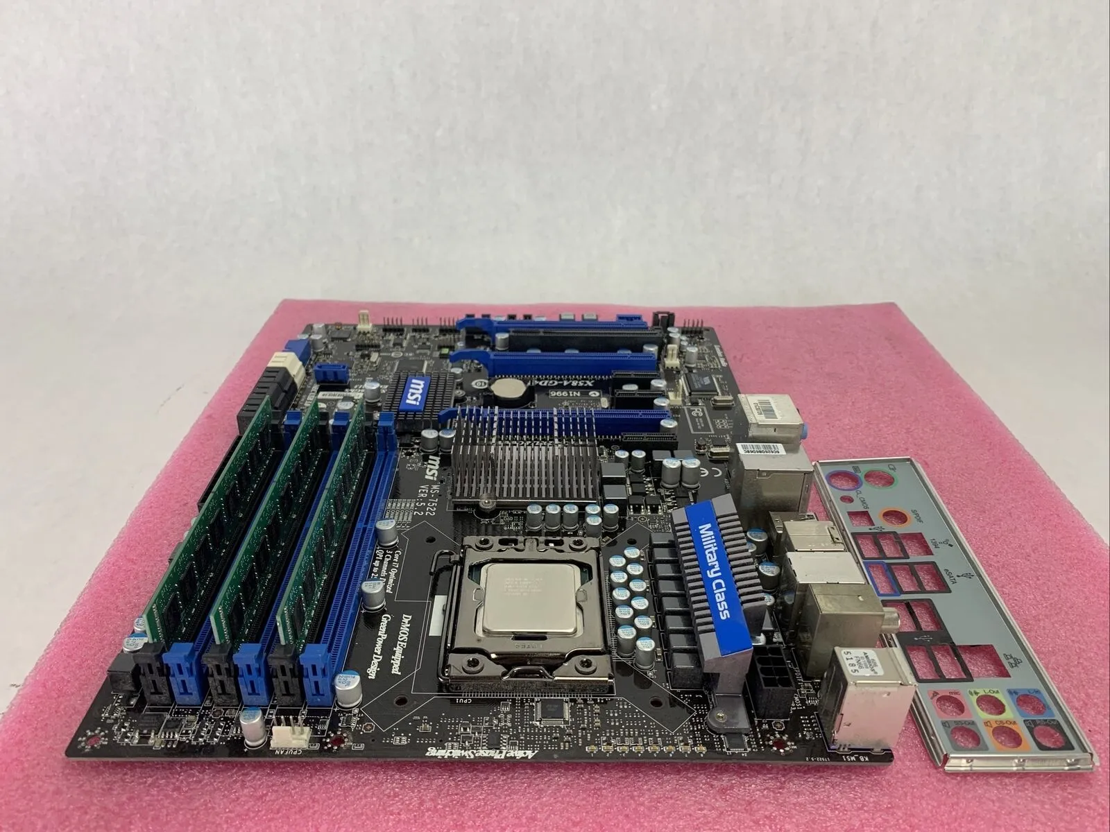 MSI X58A-GD45 Motherboard Intel Core i7-930 2.8GHz 16GB RAM w/Shield