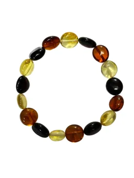 Multi Amber Beaded Bracelet