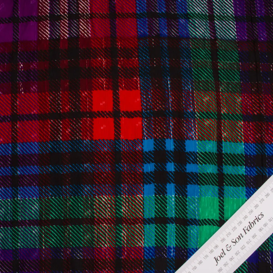 Multi-Coloured Checkered Jacquard