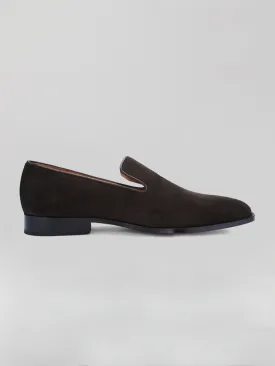 Murano Loafer - Dark Brown Suede