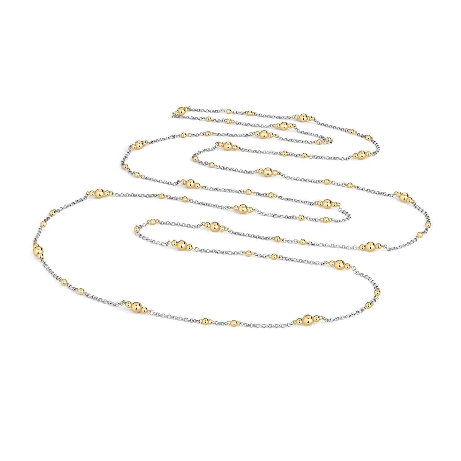 Mustard Long Chain Necklace