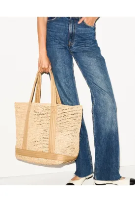 MZ Wallace Raffia Tote Large 1472N1914  | Raffia/Camel