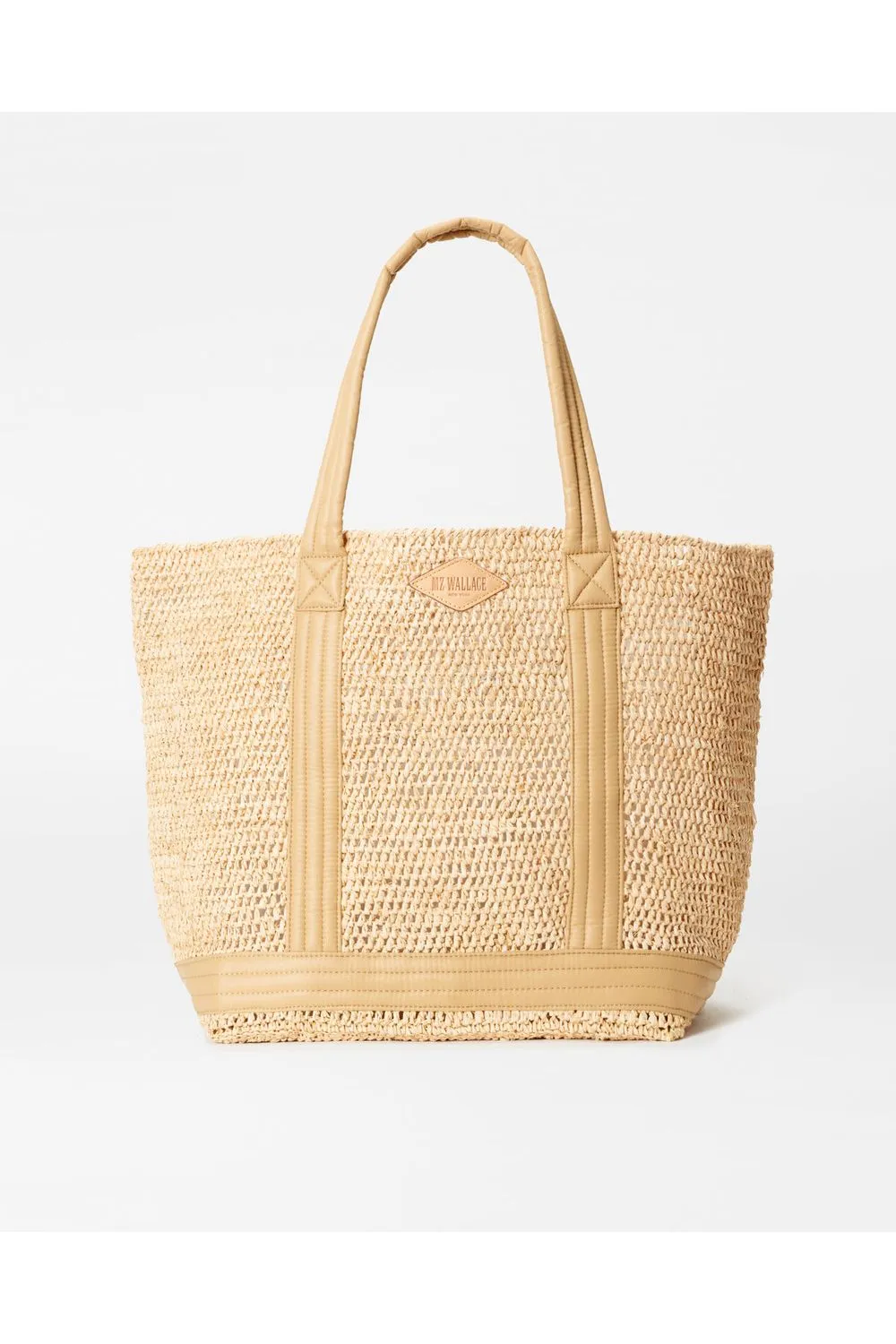 MZ Wallace Raffia Tote Large 1472N1914  | Raffia/Camel