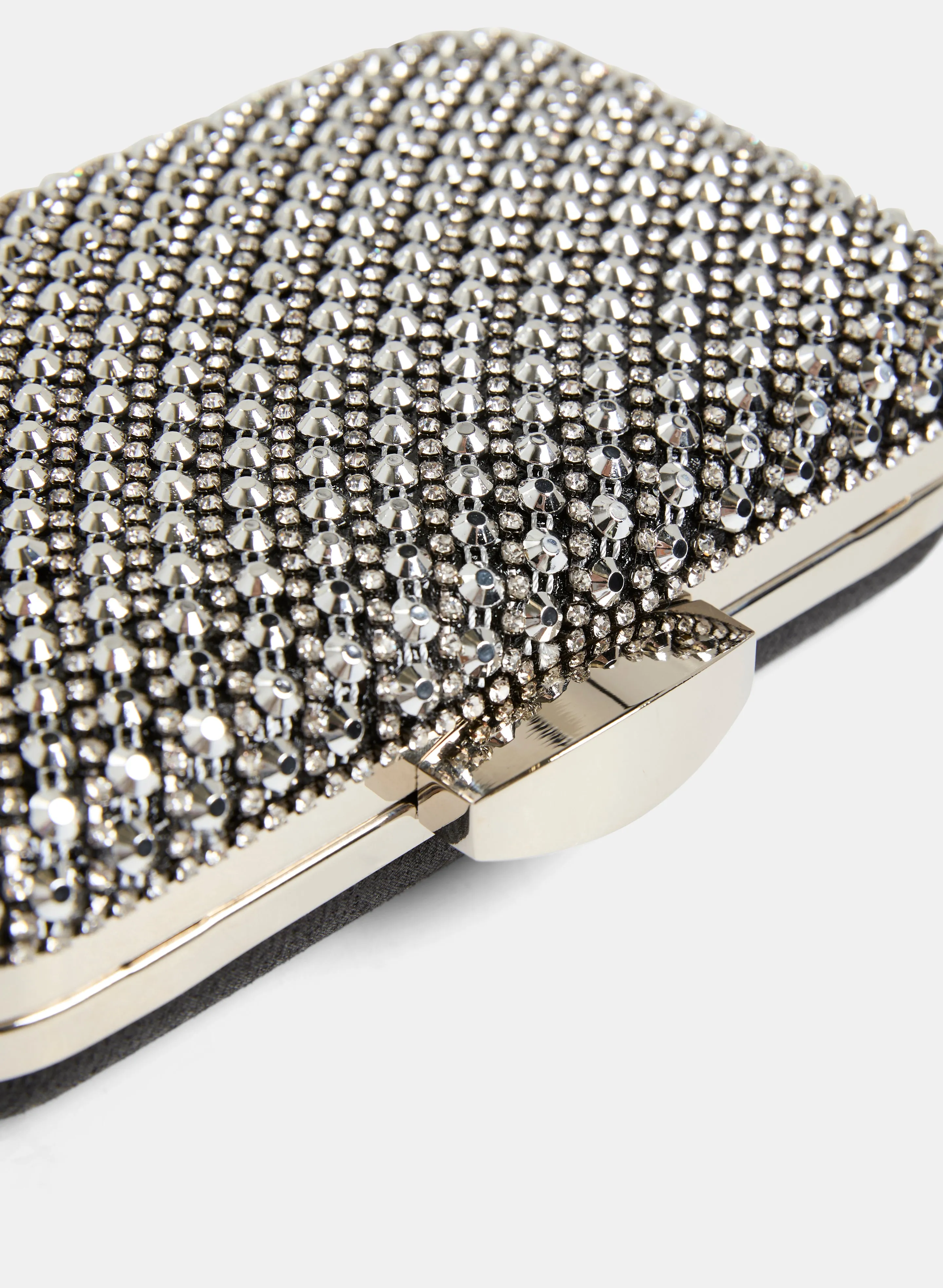 Nailhead Detail Evening Clutch