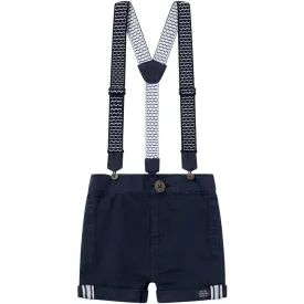 Name It Dark Sapphire Ben Baggy Twill Shorts