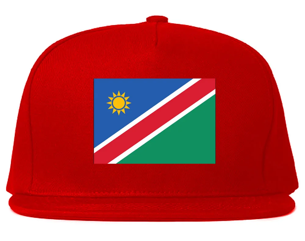 Namibia Flag Country Printed Snapback Hat Cap