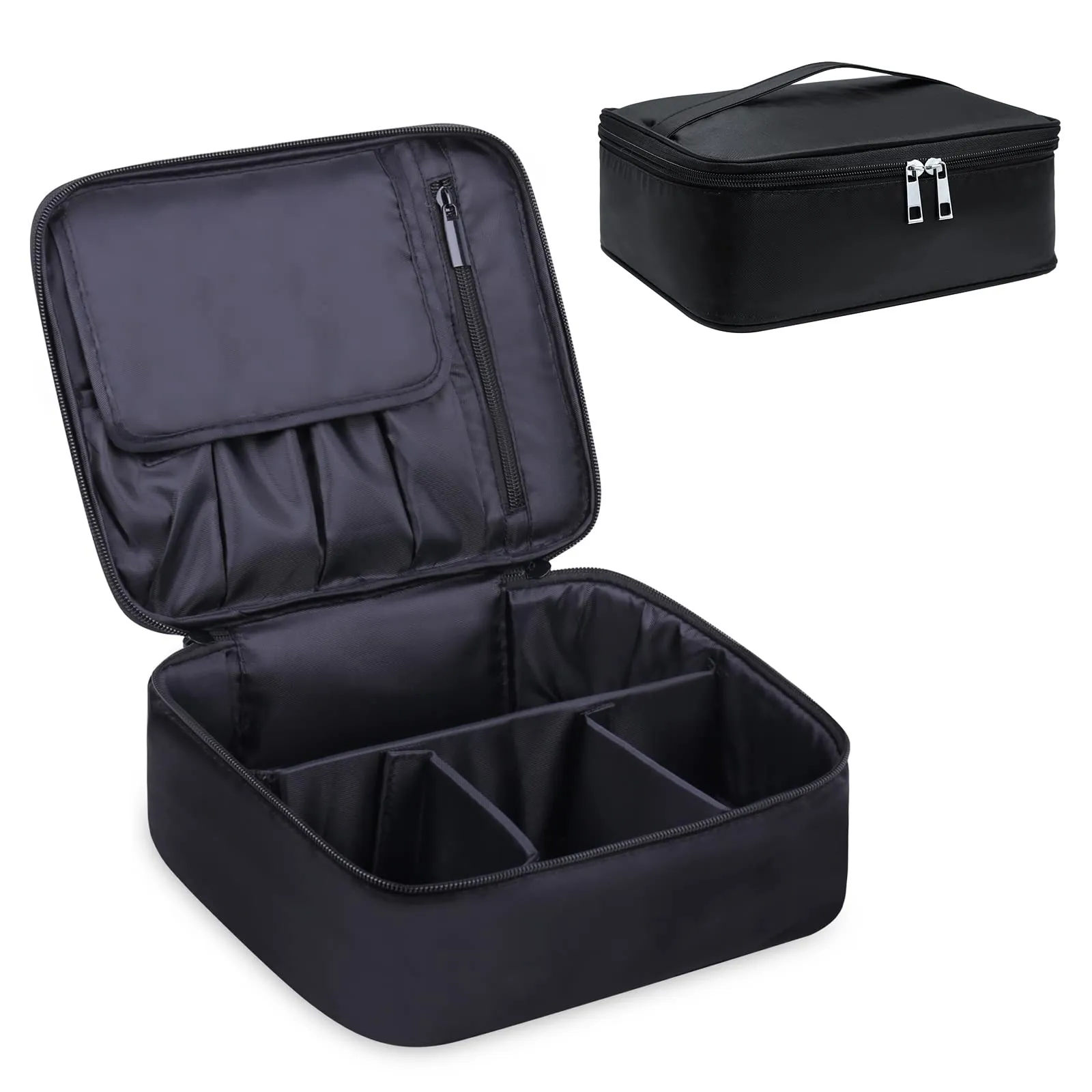 Narwey Travel Large Cosmetic Case Makeup Bag