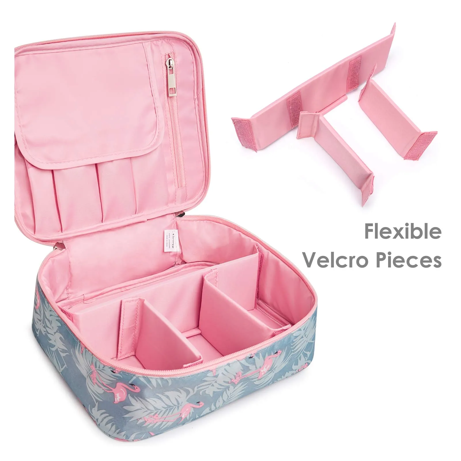 Narwey Travel Large Cosmetic Case Makeup Bag