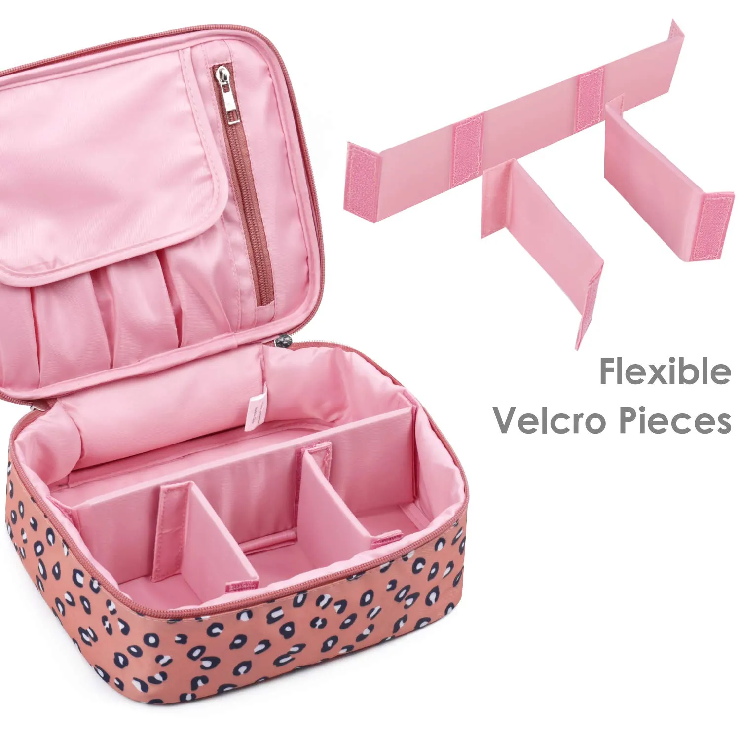 Narwey Travel Large Cosmetic Case Makeup Bag