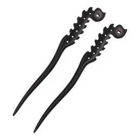 Natural Sandalwood Chopstick Wood Hair Pin Hair Sticks（Fire）