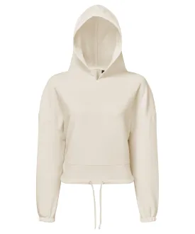 Natural - Women's TriDri® cropped oversize hoodie