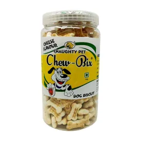 Naughty Pet Chew Bix Cheese Snax Dog Biscuit