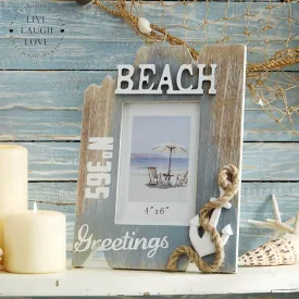 Nautical Photo Frame - 4" x 6" Photo Size--- Last One---