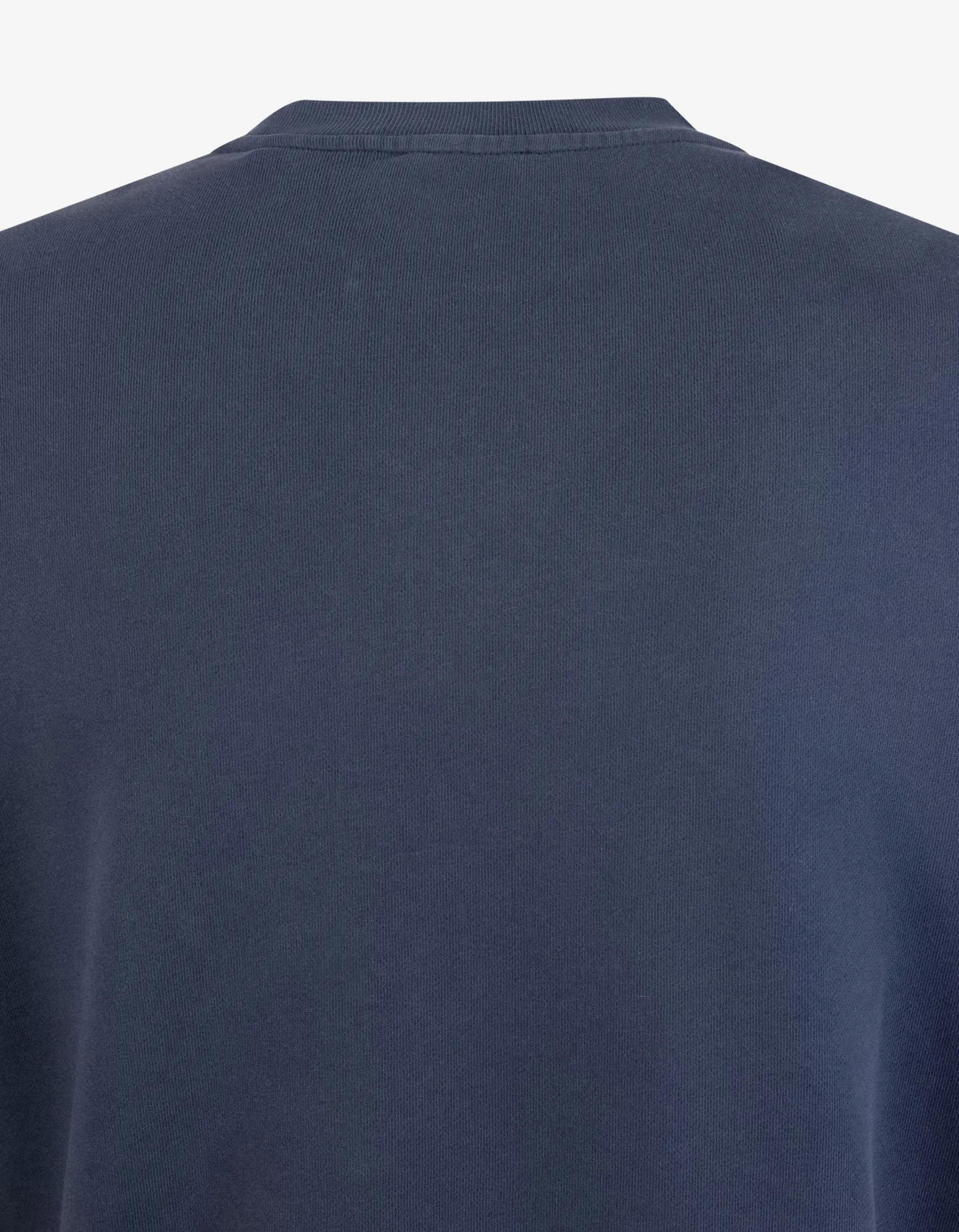 Navy Blue Sleeve Logo Sweatshirt