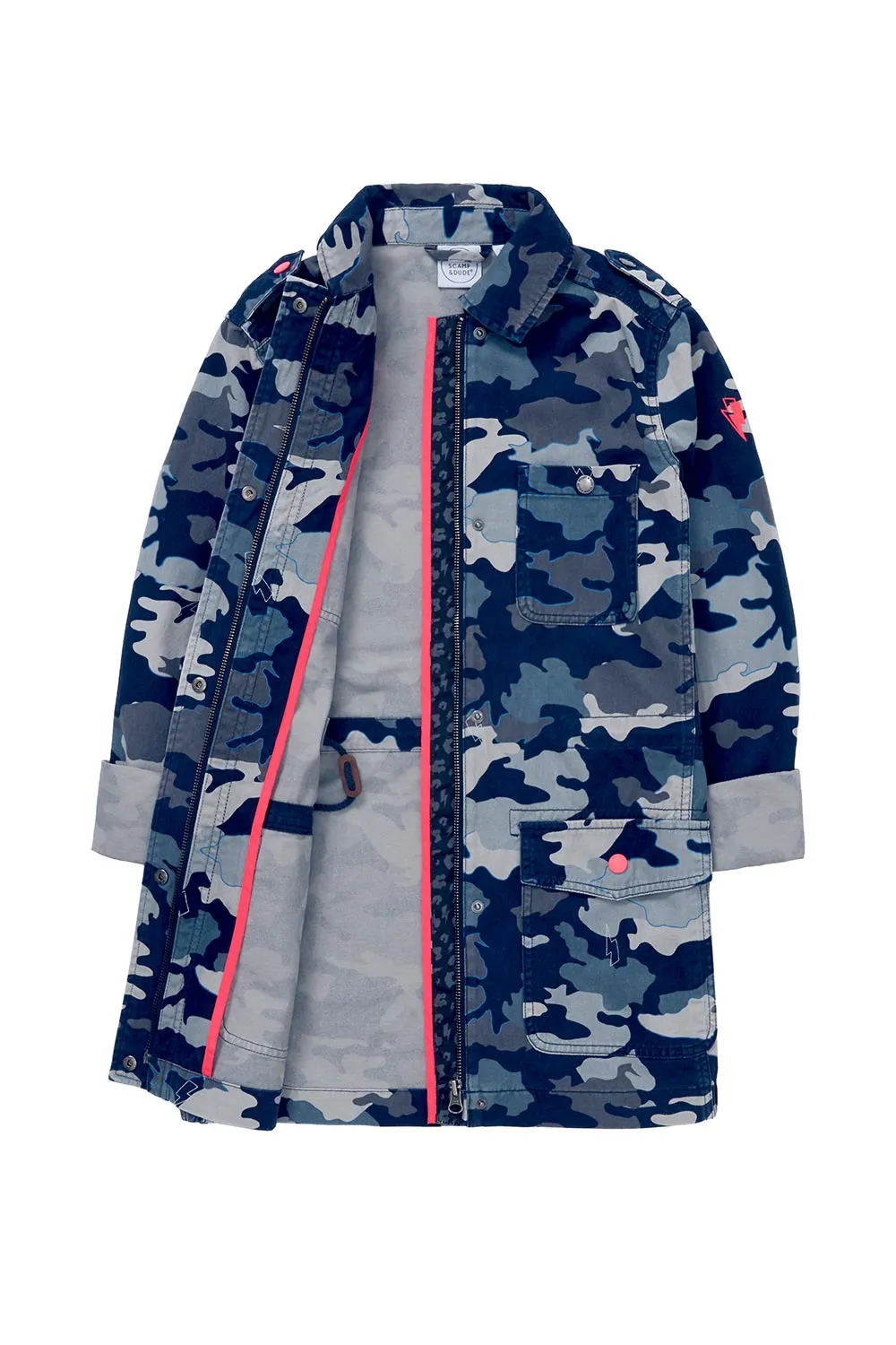 Navy Camo Utility Jacket