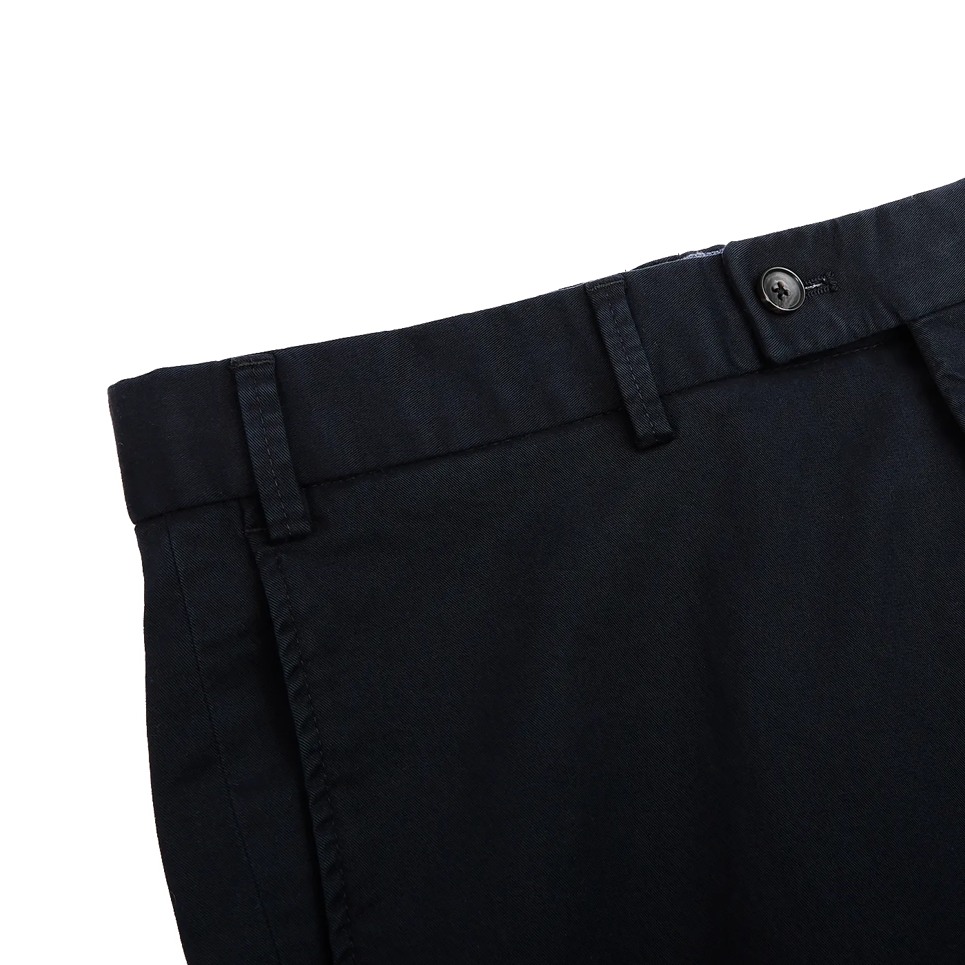 Navy Cotton Stretch Regular Fit Chinos