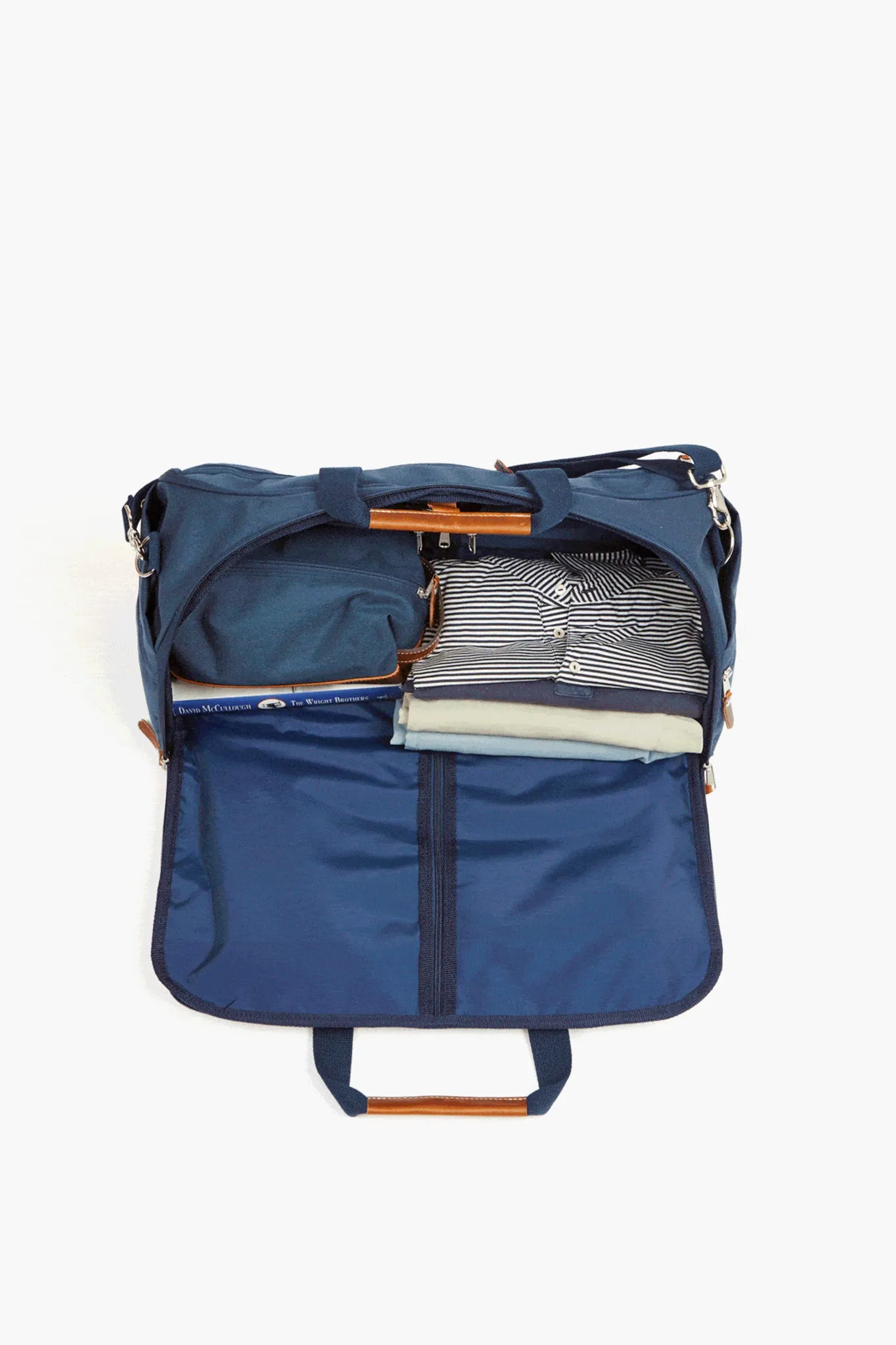 Navy Garment Weekender Duffel