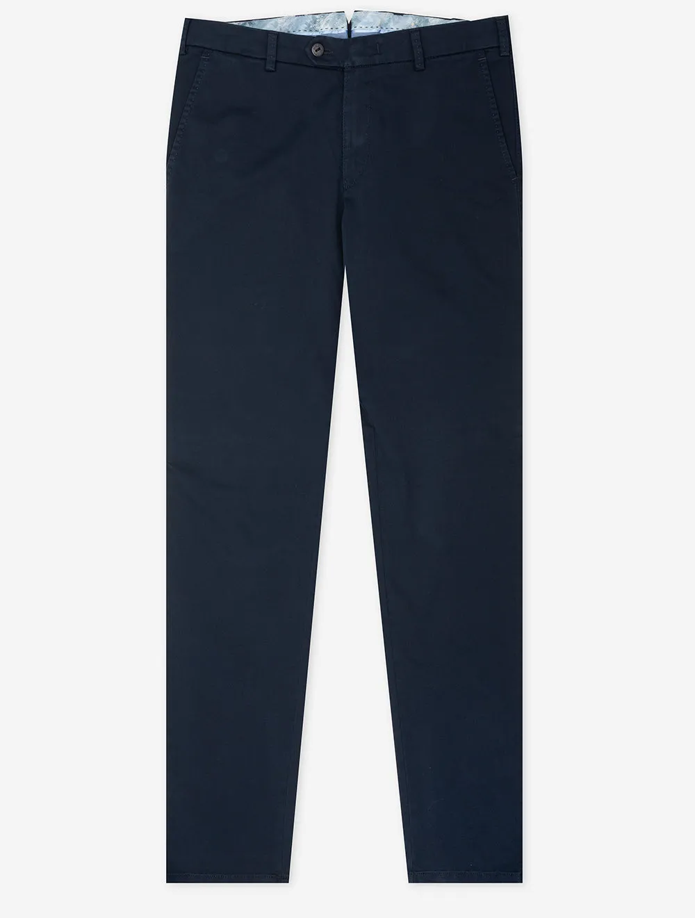 Navy Lupus Cotton Trousers