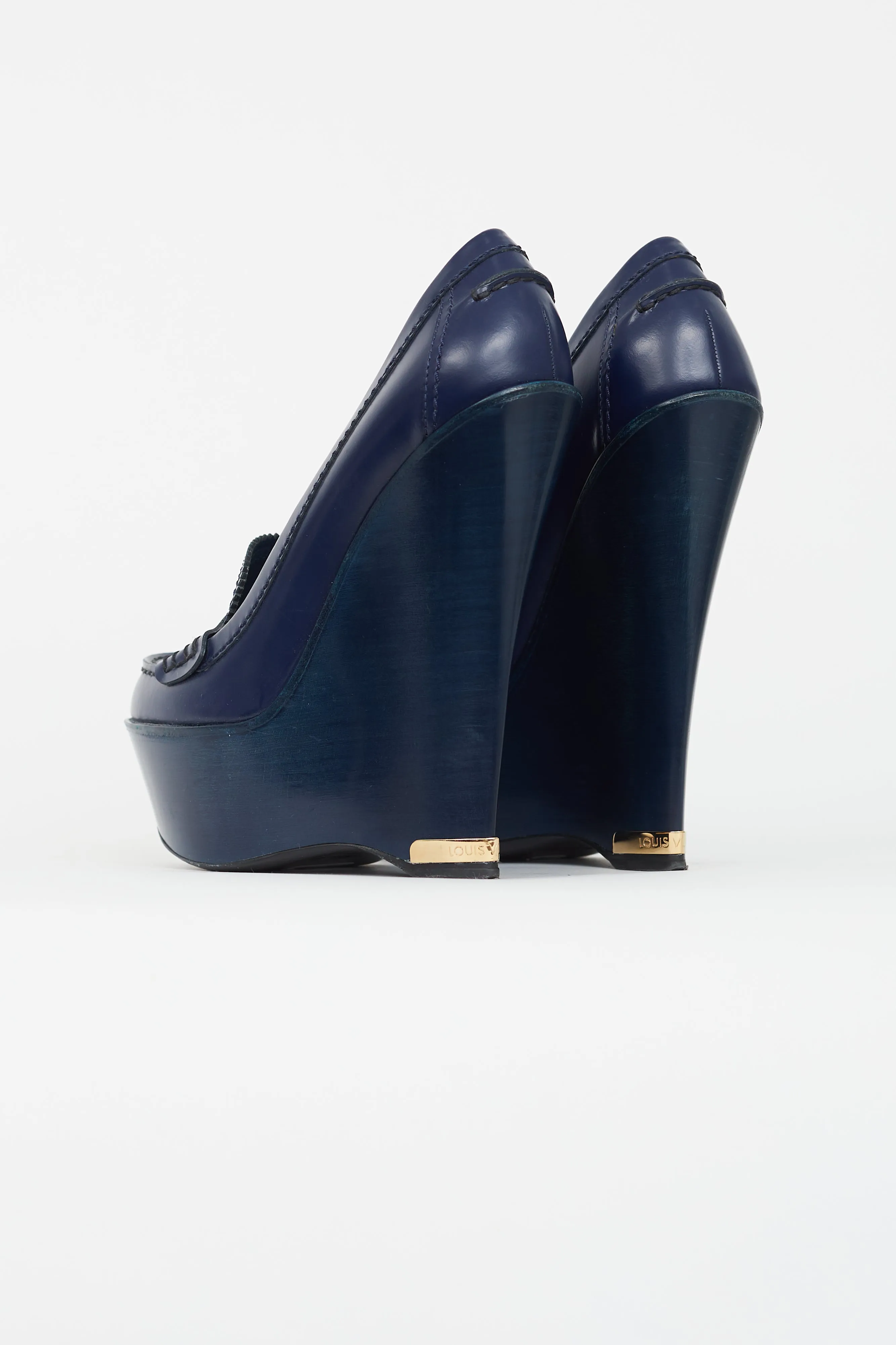 Navy Patent Platform Wedge