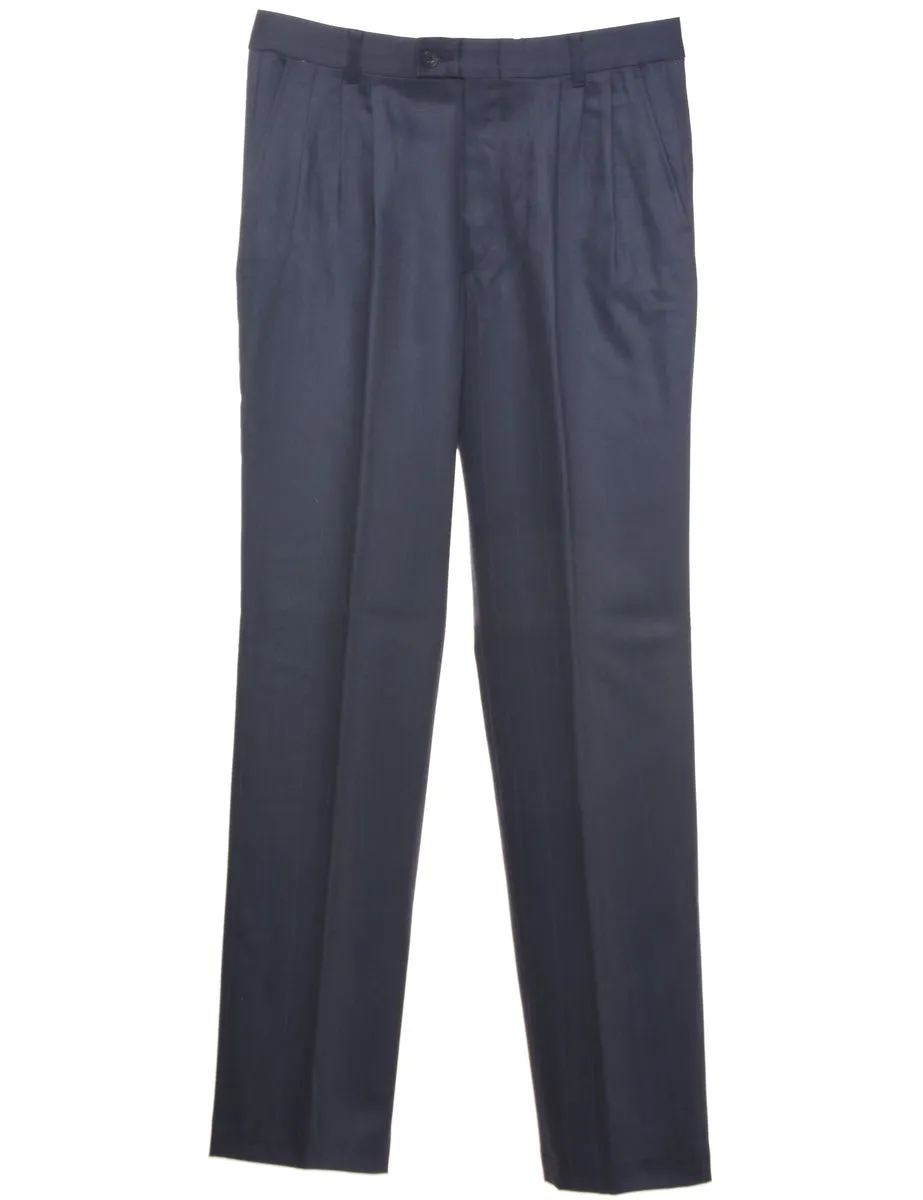 Navy Trousers - W31 L32