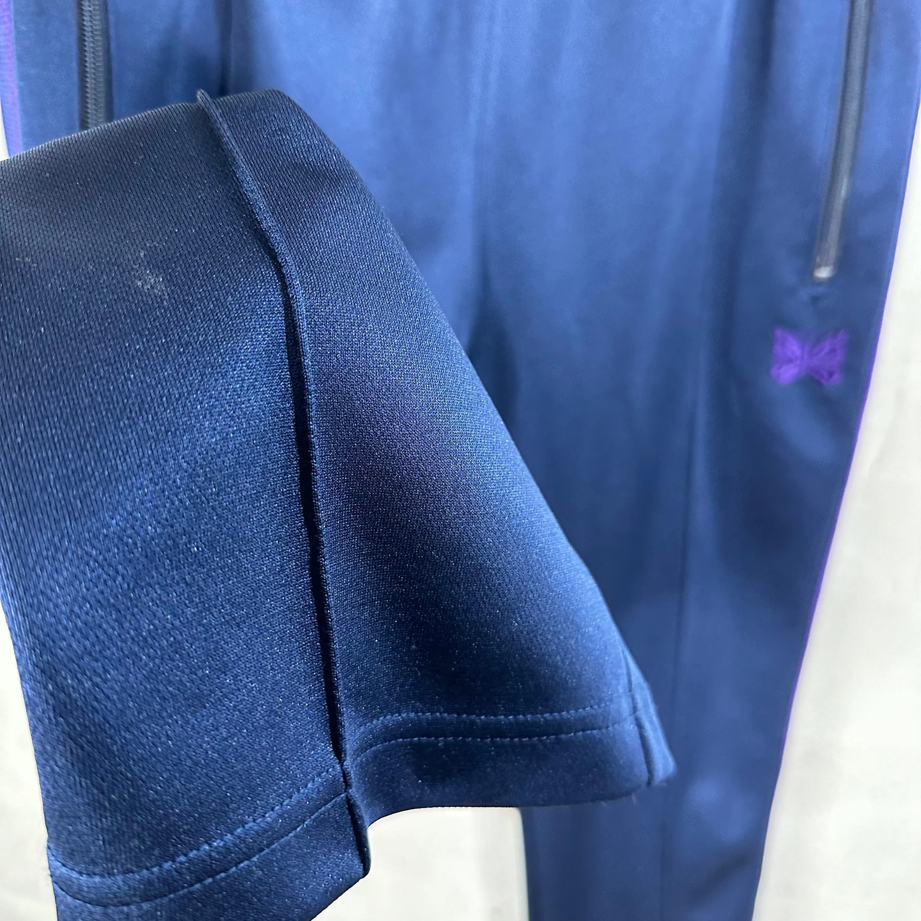 Needles Navy/Purple Track Pants