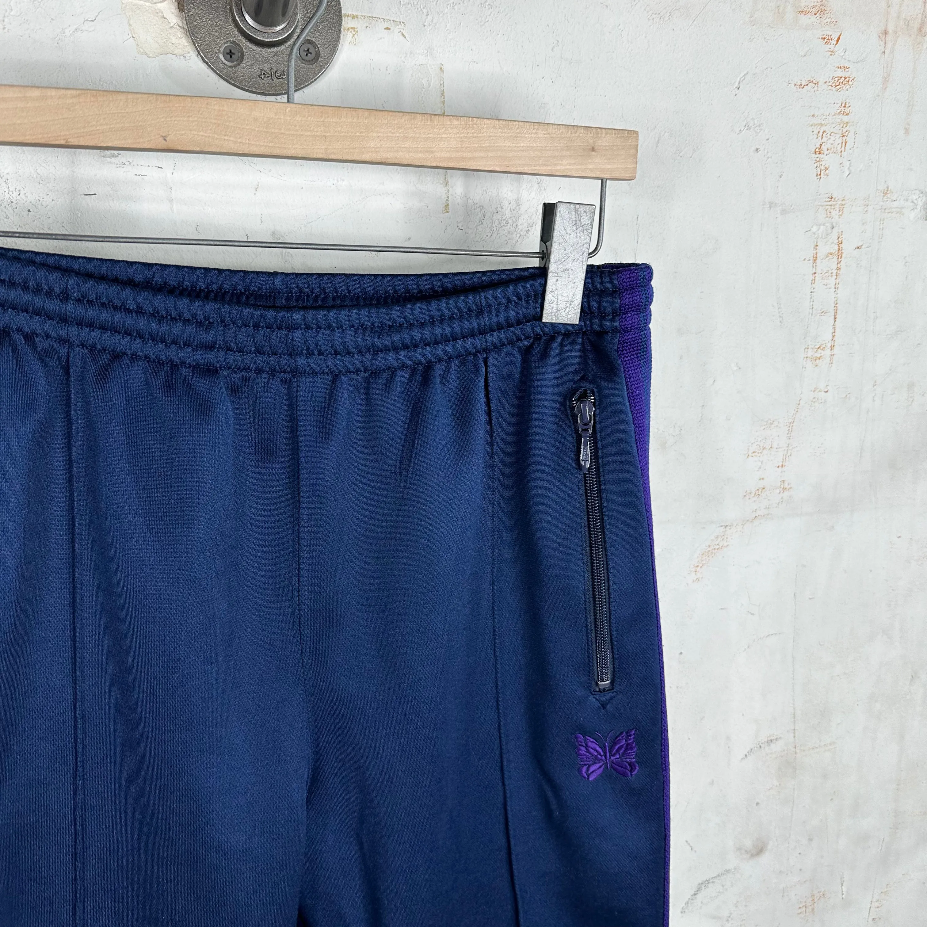 Needles Navy/Purple Track Pants