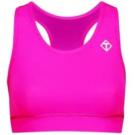 Neon Pink Racer Back Bra