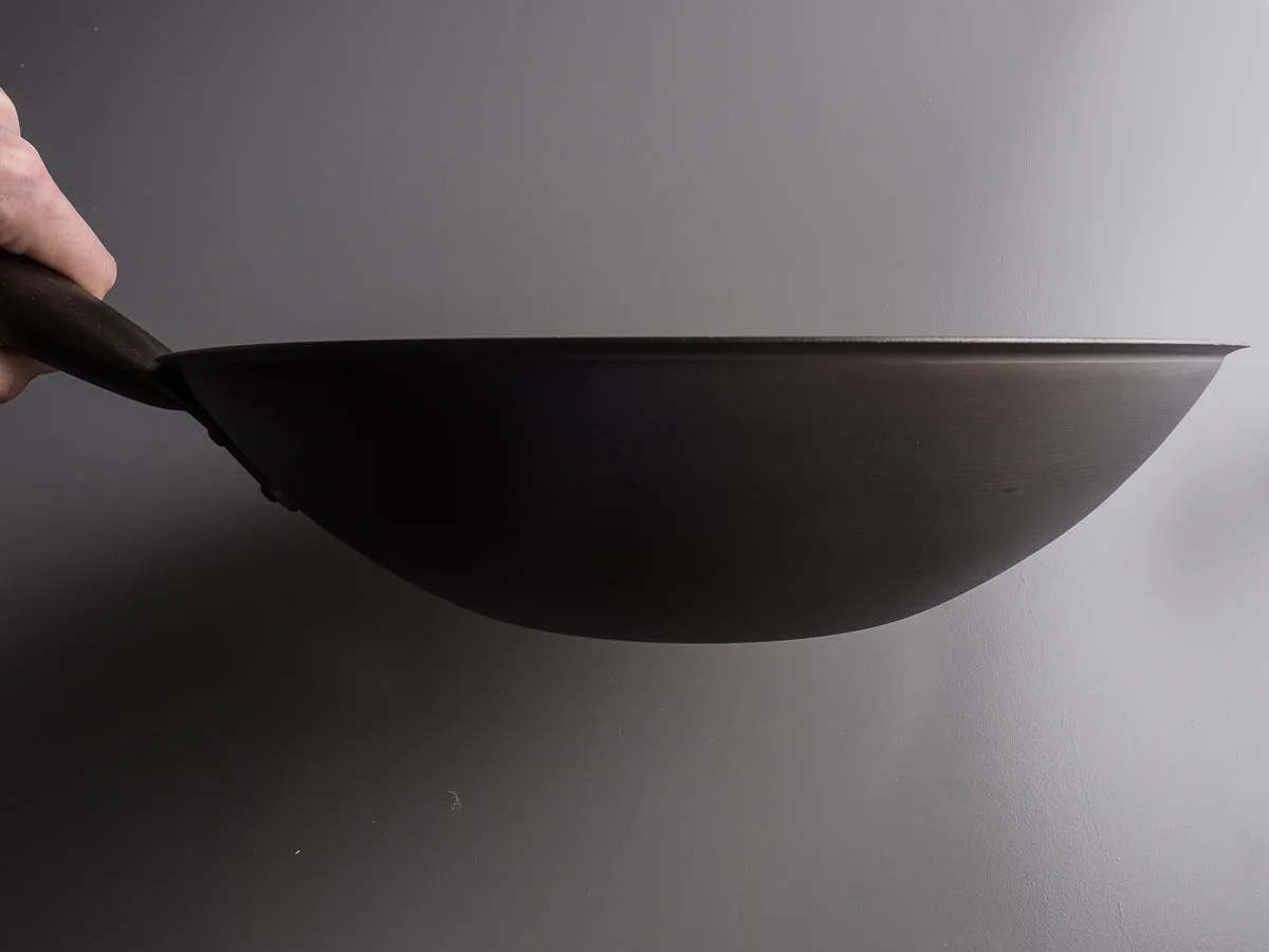 Netherton Foundry - Spun Iron - 13" Wok - Flat Bottom