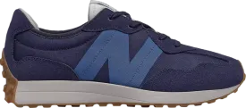 New Balance 327 Big Kid 'Pigment Oxygen Blue' Sneakers, blue