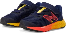 New Balance Fresh Foam Arishi v4 Bungee Lace with Hook-and-Loop Top Strap in Team Navy/Electric Red