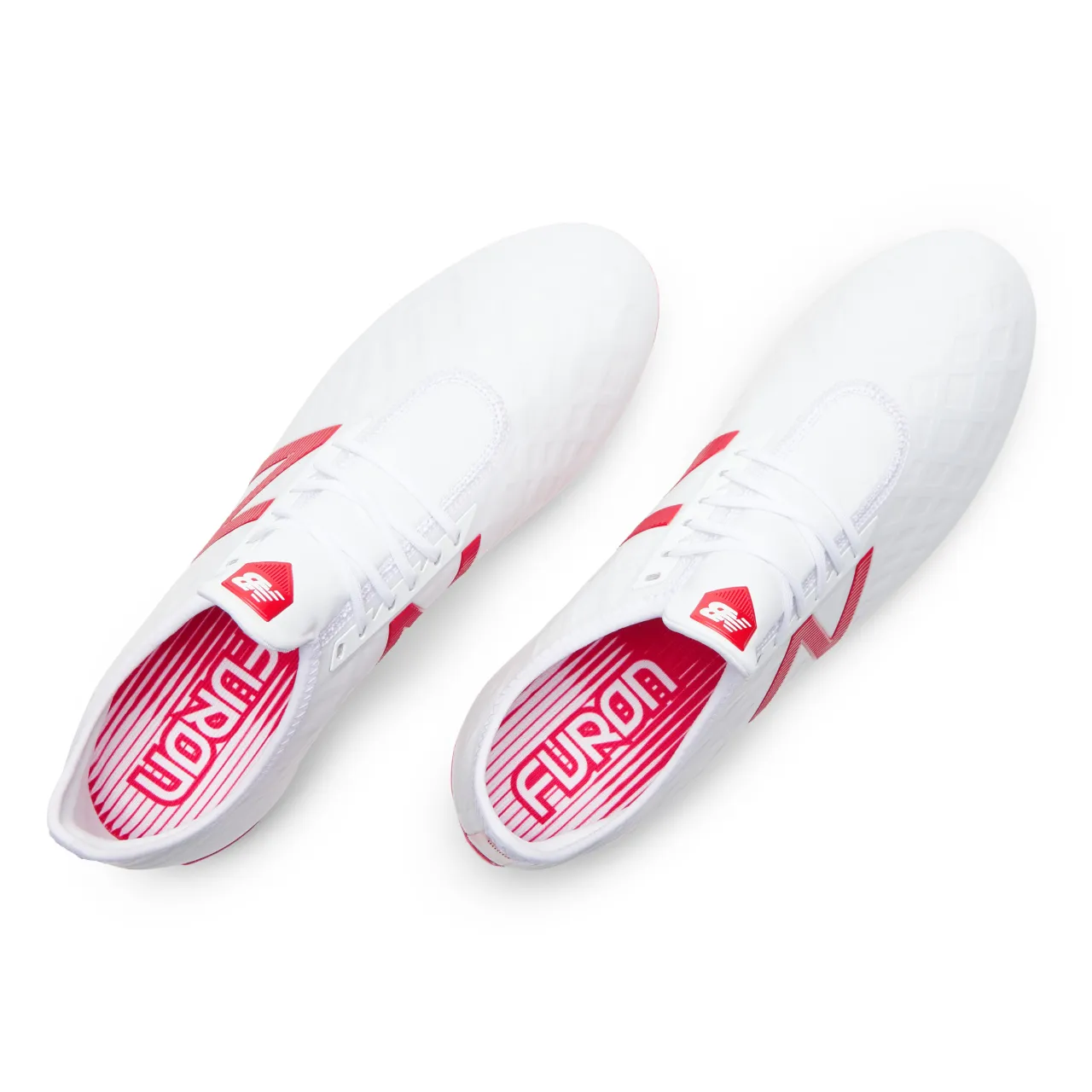 New Balance Furon 4.0 Pro Fg (WIDE) Soccer Boots - White/Flame