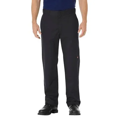 NEW - Dickies Men's FLEX Regular Fit Straight Leg Double Knee Work Pants - Black 32x32