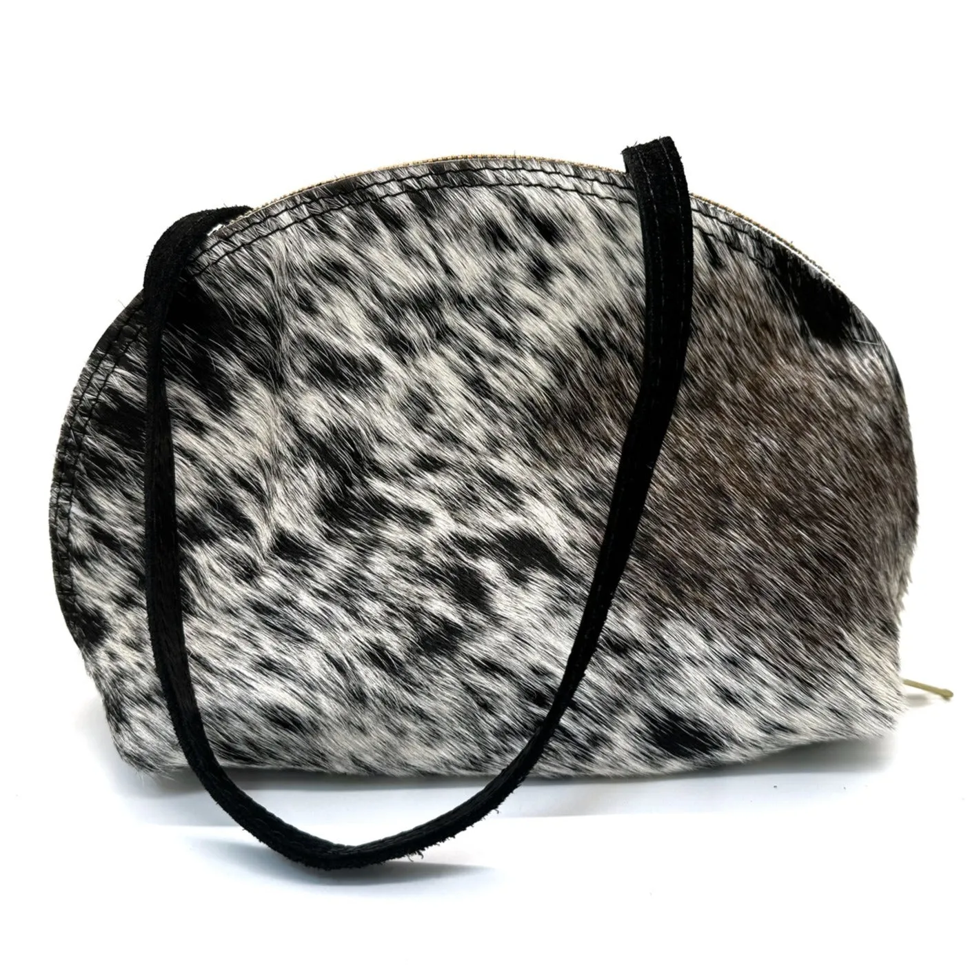 NEW! DJ Leather Cow Hair Crossbody Bag by Vicki Jean Leather Design Co.