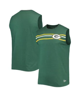 New Era Men's Green Bay Packers Brushed Sleeveless Tank Top, Green