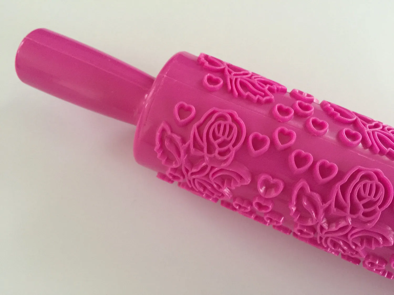 New Rose Leaves Fondant Rolling Pin Dough Rolling Pin Cake Baking Tool Decorating Sugar craft Roses Gumpaste Baking Supplies Tools Dough