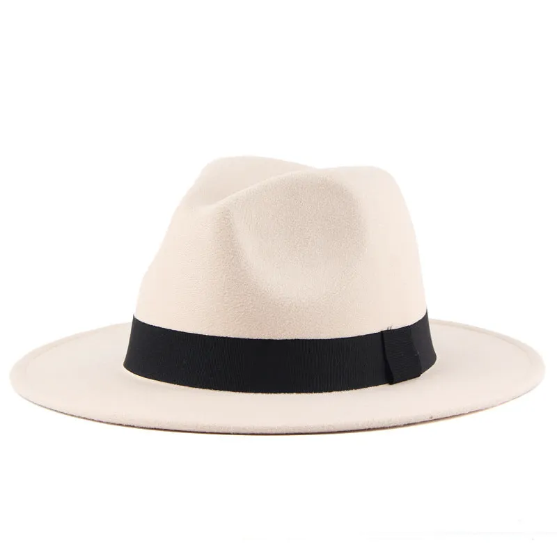 NEWBLOM Fedora Women Jazz Hat camel Panama Cap