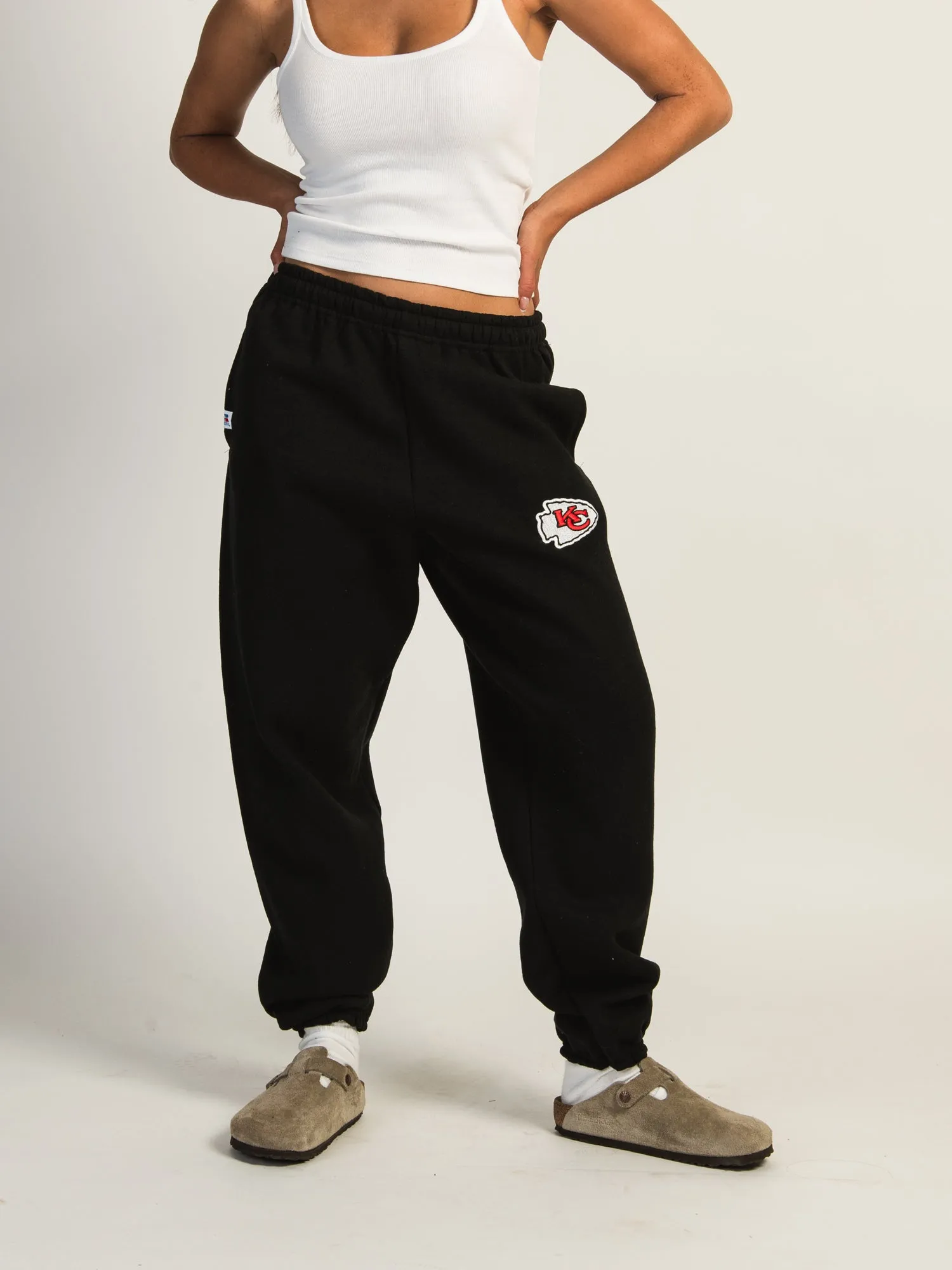 NFL KANSAS CITY CHIEFS EMBROIDERED SWEATPANTS