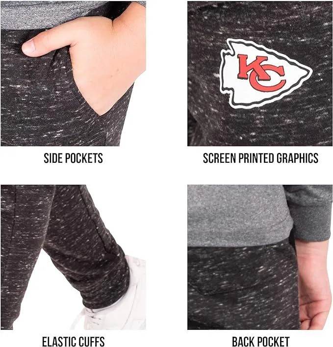 NFL Official Youth Super Soft Supreme Jogger Sweatpants|Las Vegas Raiders