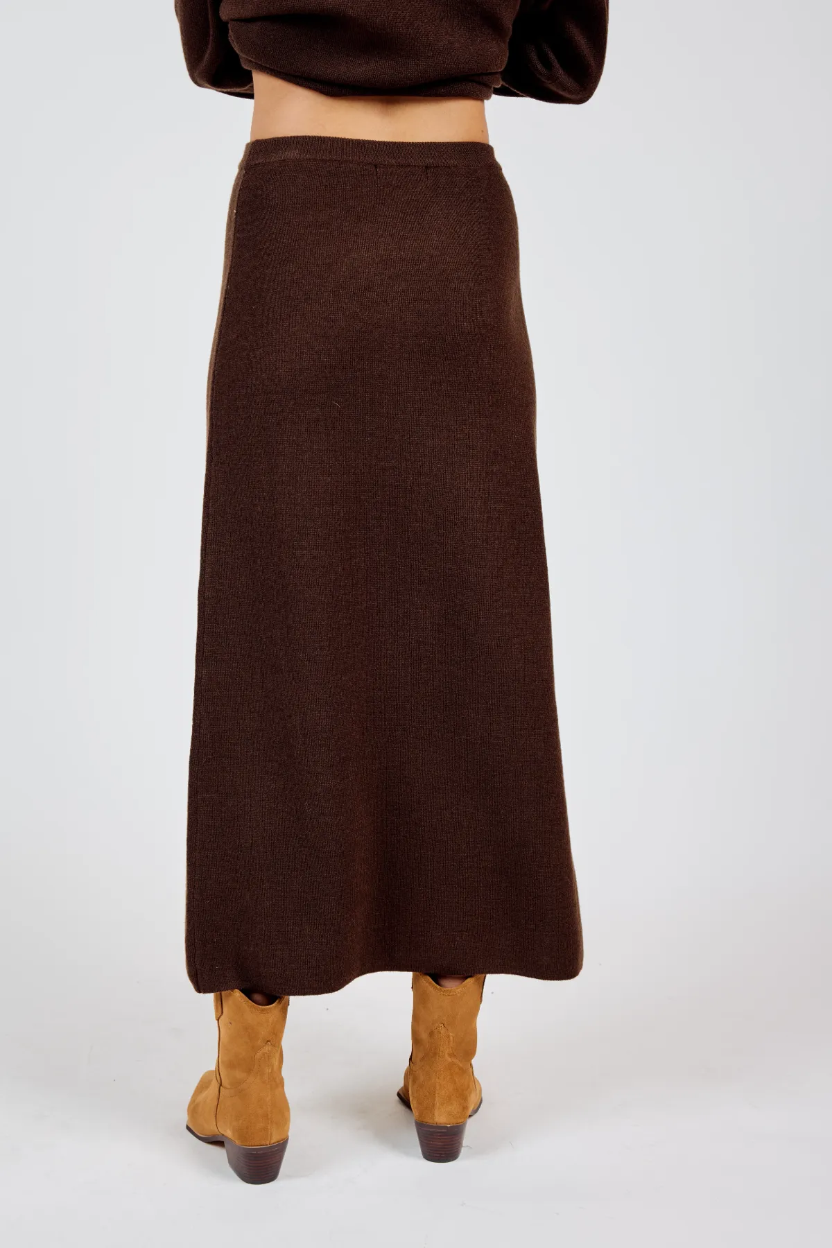 Night Air Knit Maxi Skirt